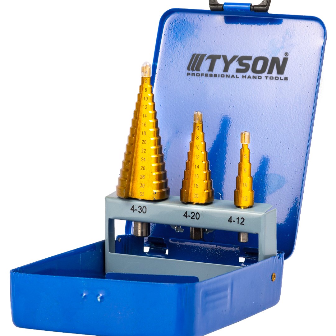 TYSON KADEMELİ MATKAP UCU 3'LÜ SET